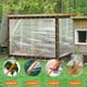 thumbnail image 5 of Lonas Transparentes Impermeables de 6,6 X 13 Pies, Resistentes Al Agua, para Exteriores, para Jardín, Lona de Vinilo Transparente con Ojales, 5 of 7