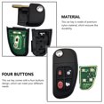 thumbnail image 4 of Sidaley Teclas remotas Control de luz Auto parte Cuatro botones Controlador de vehículo que ahorra espacio Dispositivo de bloqueo multipropósito Alarma Vehículos, repuestos y accesorios Mis, 4 of 6