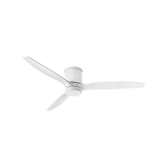 60 inch 3-Blade Ceiling Fan with Light Kit-Matte White Finish Bailey Street Home 81-Bel-4543951