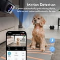 thumbnail image 3 of Mini Security Camera,4K HD Wireless Nanny Cam,Free Cloud&SD Storage,Miniature Pet Monitor with App,Motion Detection,Infrared Night Vision,Works with/Without WiFi for Baby/Pet/Nanny Monitoring Camera, 3 of 11