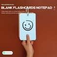 thumbnail image 2 of MasteelfCA 5Pcs Blank Writing Cards Notepads Blank Memo Cards Students Words Flashcards Portable Notepads, 2 of 8
