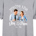 thumbnail image 3 of The Office - Jim To My Pam - Juniors Ideal Flowy Muscle T-Shirt, 3 of 5