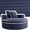 Blue, variant on Lunale 54" Oversized Chaise Lounge Chair Indoor, Round Boneless Cloud Couch, No Assembly Required, Accent Reading Chair for Living Room, Black Corduroy