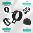 thumbnail image 4 of Uxcell 5pcs Spring Band Type Hose Clamps 27mm Fuel Line Hose Spring Clip Silicone Vacuum Hose Pipe Clamp Low Pressure Tube Clip Fastener, Black, 4 of 7