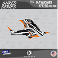 thumbnail image 4 of Kalair GFX Graphics Kit for Kawasaki ATV KFX50 (2003-2006) Shred Series, 4 of 5