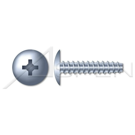 

#8-16 X 1/2 Truss Head Trilobe 48-2 Thread Rolling Screws for Plastics with Phillips Drive Steel Zinc Plated and Waxed