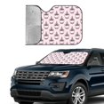 thumbnail image 4 of Fuzoiu Cute Cupcake Print Car Windshield Sun Shade,Block Uv Rays Sunshade,Foldable Front Window Sun Visor Protector for Car,SUV,Truck-Keep Vehicle Cool-Cute Cupcake, 4 of 8
