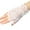 White, variant on GPOECD Fingerless Short Lace Gloves for Women and Girls Elegant Touchscreen Accessory White,One Size