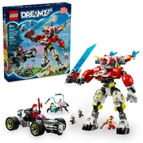 LEGO DREAMZzz Cooper's Tiger Mech & Zero's Hot Rod Car Toy - Building Robot Toy for Kids, Boys and Girls, Ages 9  - Building Kit for Pretend Play - Gift Idea for Birthdays - 71497