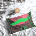 thumbnail image 5 of Yiaed Neon Desert Moon Print Brushed Microfiber Envelope Pillowcases, Standard,Envelope Closure Pillow Cases(No pillow core)-14"x20", 5 of 6