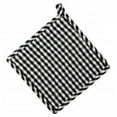 thumbnail image 1 of MJs M. Trading AG-40292S-2 Pot Holders&44; Toro Black Check - Lot de 2, 1 of 1