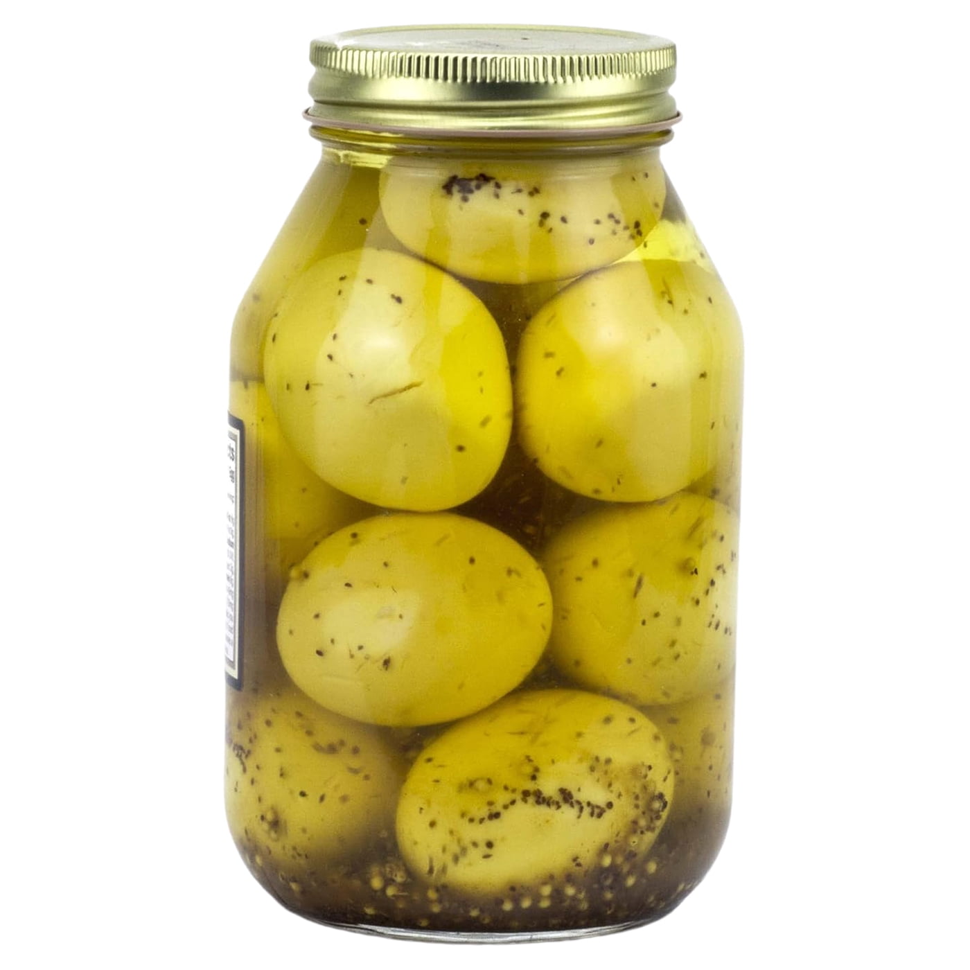 Amish Wedding Natural Pickled Mustard Eggs, 32 oz jar
