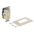 thumbnail image 5 of EZ-FLO 62168 Self-Test 15 Amp 125 Volt Slim GFCI Outlet with LED Indicator and Wall Plate, Ivory, 5 of 6
