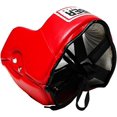 thumbnail image 4 of USA Boxing Approved Amateur Classic Headgear - All Leather, No Cheek Protectors for Boxing, Muay Thai, MMA, Adjustable for Sparring, Training & Competition for Adults & Kids, Red, Medium, 4 of 9