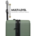 thumbnail image 5 of ELLE Passage 3 Piece Expandable Retro Spinner Luggage Set | Sage, 5 of 9