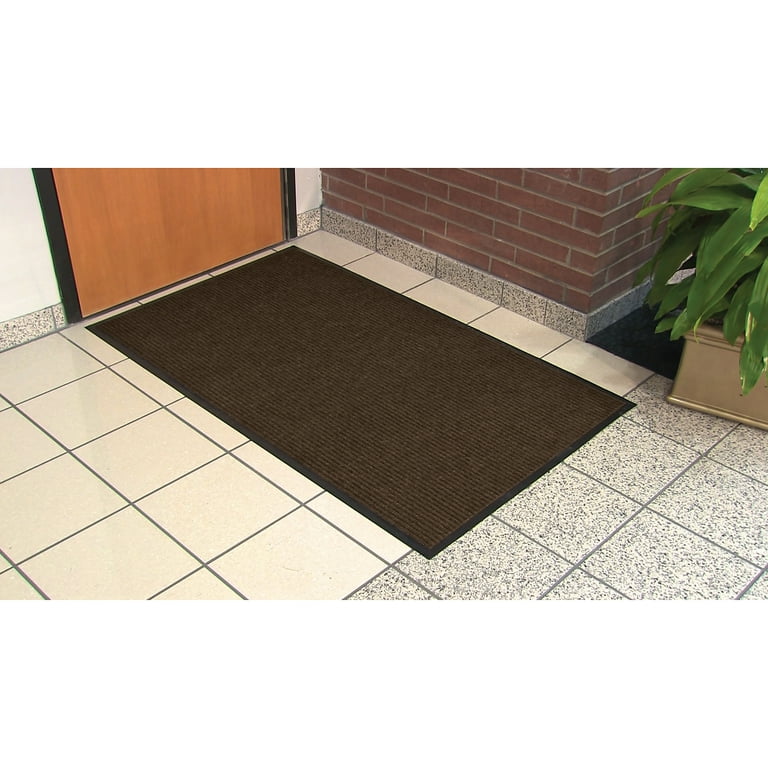 Genuine Joe Gold Dual-Rib Hard Surface Floor Mat - Hard Floor - 72 Genuine Joe Gold Dual-Rib Hard Surface Floor Mat - Hard Floor - 72