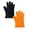 Red, variant on COURAGEDG 130g Silicone Baking Gloves High Temperature Insulated Heart Shaped Five Finger Gloves Kitchen End Pot Microwave Oven Gloves Organic Gloves Restaurant Gloves Disposable
