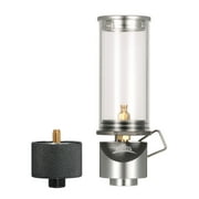 Lamp Light Butane Gas Light Lantern with Gas Adapter Conversion Head for Camping Picnic Self-driving
