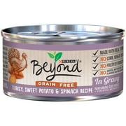 Purina Beyond Grain Free Turkey, Sweet Potato & Spinach Recipe in Gravy Wet Cat Food, 3 Oz