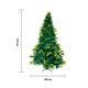 thumbnail image 2 of Árbol De Navidad La Merced Verde Lima Montable 2.10 m Artificial Plástico Resistente, 2 of 4