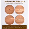 thumbnail image 3 of GEREMF-Acacia Wooden Paper Towel Holder Countertop, 6.5" Jumbo Base, Fits Jumbo Rolls, Large Freestanding Dark Wood Paper Towel Stand Upgraded Dispenser Organizer with Non-Slip Base, 3 of 3