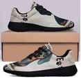 thumbnail image 3 of Dachshund Dog Long On Love Short On Legs Shoes Sneakers Black Size 6, 3 of 7