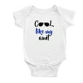 thumbnail image 3 of Cute Twins Baby Clothes Cool Like My Aunt and Uncle Twins Baby Clothes (White, 12-18M), 3 of 5