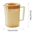 thumbnail image 3 of Cold Kettle Refrigerator Water Dispenser Fruit Infuser Pitcher Glass Beverage Container for Kitchen Home Party Bar Wedding Events, UKHBMC | Orange, 3 of 7