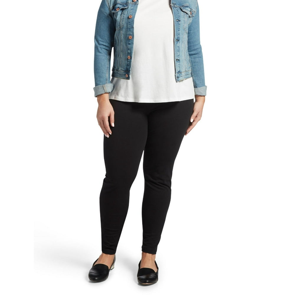 No nonsense No Nonsense Women's Plus Cotton Legging Black 1X