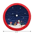 thumbnail image 2 of Temps de vacances, Velvet Snowman Tree Jupe, 48 pouces, couleur mulit, 2 of 4