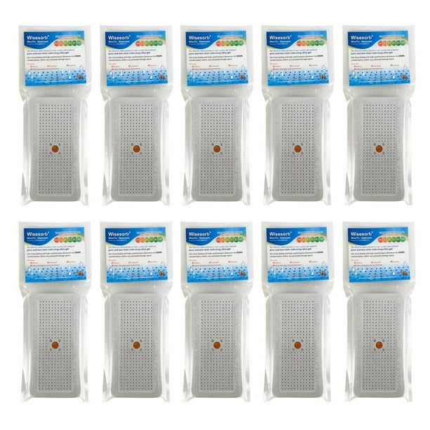 Wisesorb 10 Packs 100 Gram Indicating Silica Gel Canister, Silica Gel