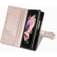 thumbnail image 6 of Case for Samsung Galaxy Z Fold 5 Wallet Case with Card Slots Kickstand Leather Foldable Magnetic Closure Shockproof Protective Phone Case for Samsung Galaxy Z Fold 5. Mandala Rose Gold, 6 of 16
