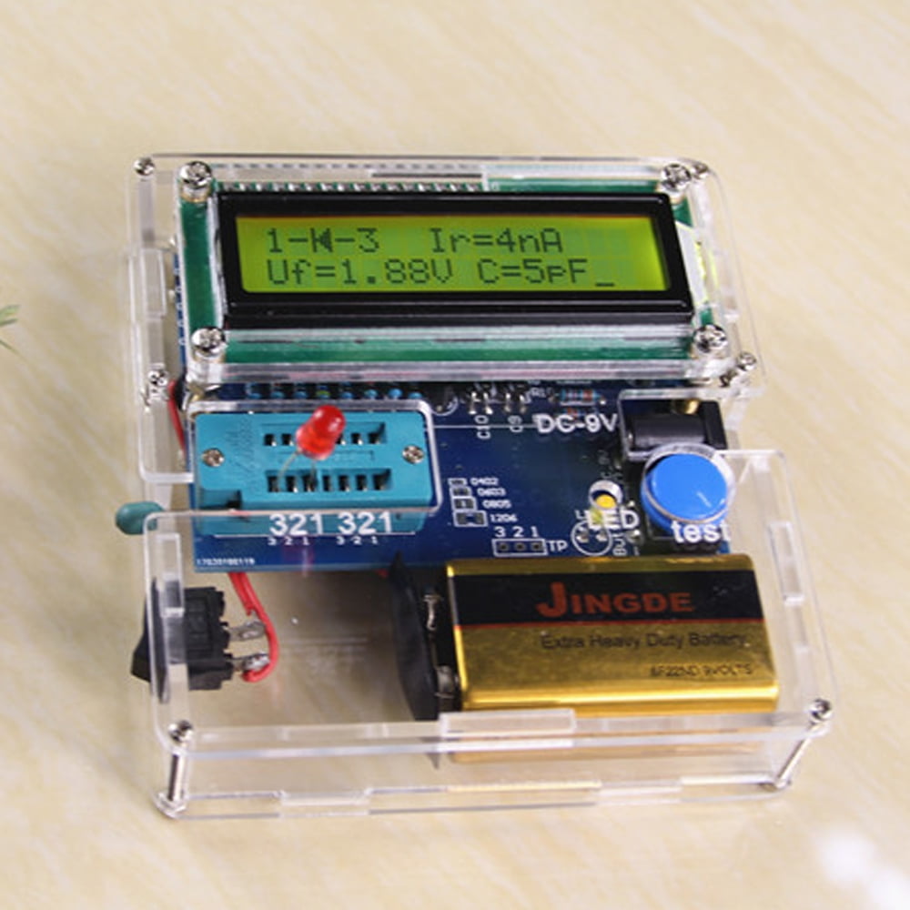 Walmeck Multifunctional Transistor Tester Diy Kit Resistor Capacitor Triode Electronic Measurement With Acrylic Shell And Parts Set Walmart Com Walmart Com Walmeck Multifunctional Transistor Tester Diy Kit Resistor Capacitor Triode Electronic Measurement With Acrylic Shell And Parts Set Walmart Com Walmart Com