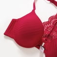 thumbnail image 4 of Avirosel Women's Front Closure Bras Deep V Racerback Comfortable Support Bra for Daily Wear Sleep Sports Everyday Comfort, 4 of 9