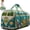 B, variant on Hippie Van Quilted Duffle Bag, Boho Retro Travel Weekender Bag with Adjustable Strap, Vintage Floral Overnight Gym Bag for Women