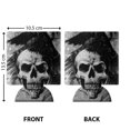 thumbnail image 2 of WIRESTER Neoprene Beer & Soda Sleeve Cover, Set of 6 Gray Skull Raven, 2 of 3