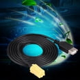 thumbnail image 1 of Car Mini Iso Adapter Cable Car Mini ISO 6Pin Connector Plug USB Adapter Cable For   Grande Punto, 1 of 8