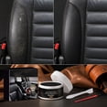 thumbnail image 3 of ZENVIVE Black Leather Recoloring Balm, Leather Color Restorer Conditioner with Tools, Leather Repair Kits for Vinyl Furniture, Sofa, Car Seats, Shoes - Repair Color on Faded & Scratched, 50ml, 3 of 6