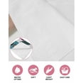thumbnail image 6 of Spring Daisy Kitchen Dish Towels for Drying Dishes Set of 2, Turquoise Modern Abstract Art Dots Floral Waffle Weave Microfiber Hand Tea Bathroom Towels Quick Dry & Absorbent Towel 15.7x23.6, 6 of 7