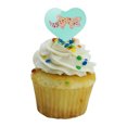 thumbnail image 5 of Leopard Gecko Heart Love Cupcake Picks Toppers Decoration Set of 6, 5 of 6