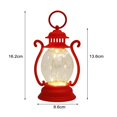 thumbnail image 3 of CSChome Handle Lantern Retro Style LED Hanging Lantern Soft-Powered Night Light Party Decoration, 3 of 7