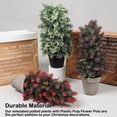 thumbnail image 2 of Toystoory Planta artificial Faux Tree Plantas en macetas simuladas Maceta de pulpa de plástico para el hogar Centro comercial Bonsai Ornamento Type2 NO2, 2 of 6