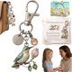 thumbnail image 3 of Hummingbird Keychain for Mom Meaningful Gift, Floral Enamel Pendant for Purse Backpack, Inspirational Resilience Charm for Women, Love Filled Keepsake for Mother, 3 of 9