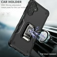 thumbnail image 2 of Feishell for Samsung Galaxy A14 5G Cover with Metal Ring Folding Kickstand,Drop Protection Magnetic Car Mount Shockproof Durable Dual Layer Hybrid Rugged Protective Phone Case,Black, 2 of 9