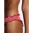 thumbnail image 4 of Kacey Lee Women's and Women's Plus Lettuce Edge Bikini Bottoms, Sizes XS-3X, 4 of 5