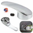 thumbnail image 3 of Marbhall Replacement Kitchen/Bathroom Basin Single Lever Mixer Tap Head Handle Practical Silver, 3 of 13