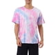 thumbnail image 1 of INSPIRE CHIC Camisetas de Hombre de Manga Corta Verano Tie Dye Camisetas Impresas Hip Hop M Azul Rosa, 1 of 6