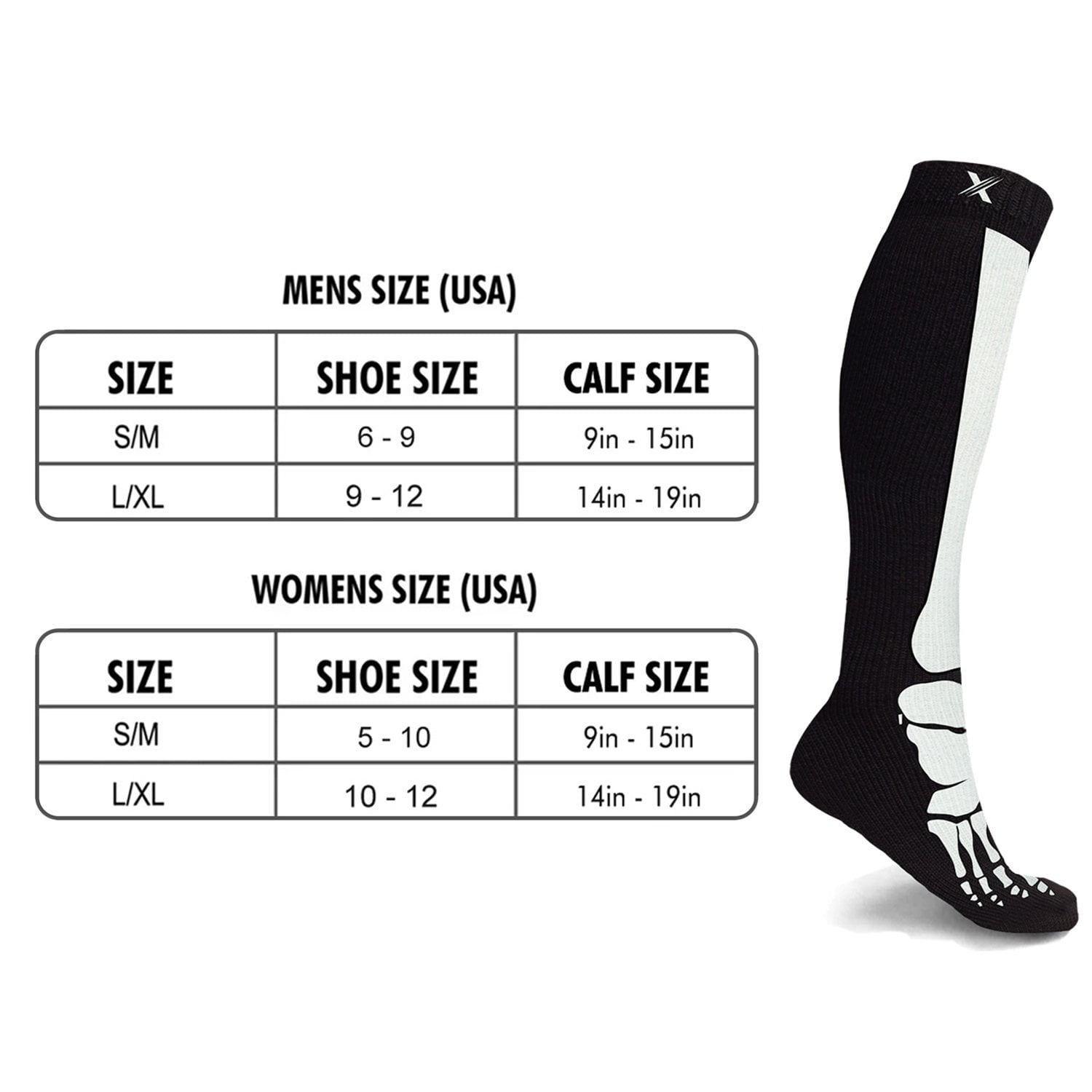 Holiday Compression Socks - Knee High Performance Socks for Running, Athletics, Travel, and Pregnancy - Improved Circulation & Support for Men and Women - 3 Pair
