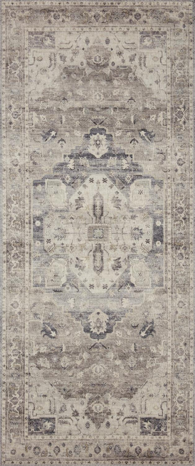 Loloi II Hathaway Printed Oriental Steel / Ivory Area Rug