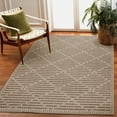 thumbnail image 2 of Liora Manne Malibu Checker Diamond Indoor Outdoor Area Rug Neutral, 2 of 7